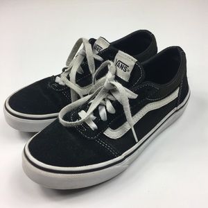 Youth Old Skool Lace up Vans Black Size 3Y unisex